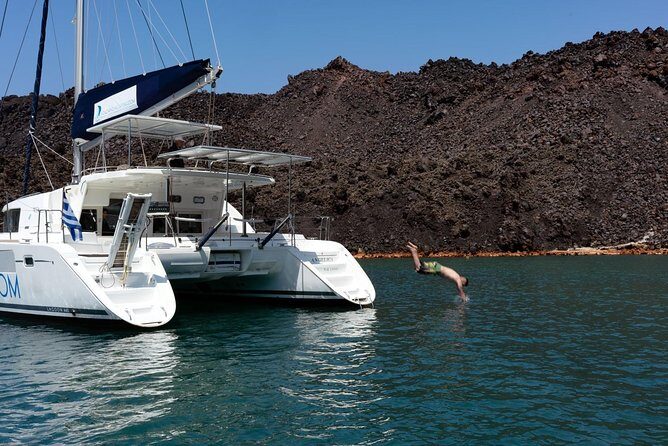 Caldera Cruise with Swim Stops, BBQ on board and drinks! - Key Things to Know Before You Go