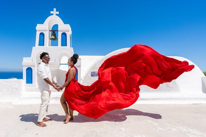 Flying Dress Experience -Private Santorini Photoshoot - Key highlights worth booking for