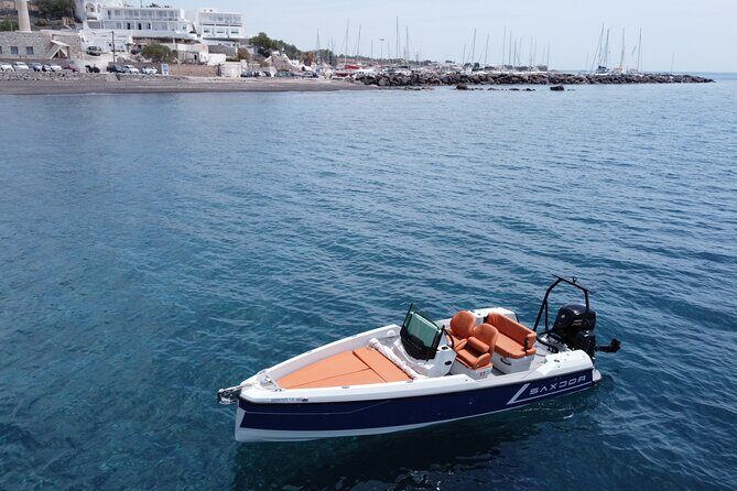 Half Day Saxdor Boat Rental in Santorini - Snorkeling and swim stops: how to make the most of the gear