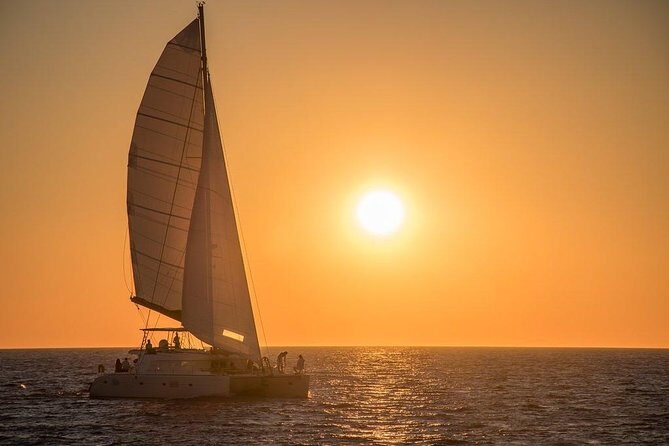 Luxury Small-Group Catamaran Cruise with BBQ, Open bar & Transfer - Price and value: what $169.30 buys you in Santorini