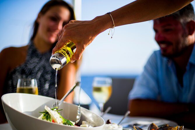 Private Beautiful Day or Romantic Sunset Cruise with Meal and Drinks - Volcano hot springs: the swim stop that changes the whole mood