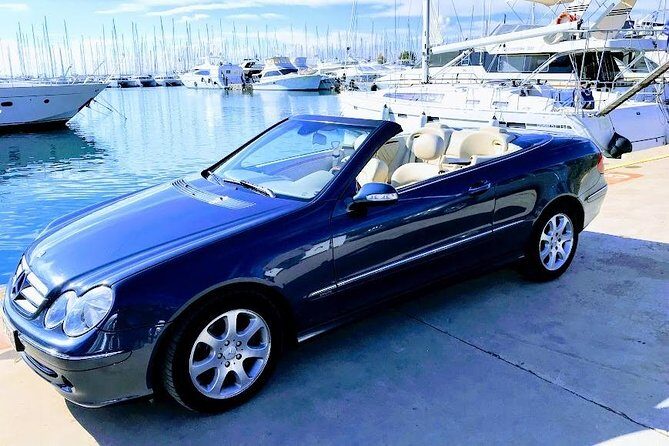 Private Cabrio 5 Hours Santorini Highlights Tour - Red Beach and Perissa Black Sand: Volcanic Color Contrast
