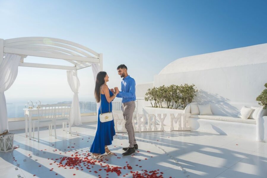 Proposal Photoshoot Santorini - Should You Book This Oia Proposal Photoshoot?