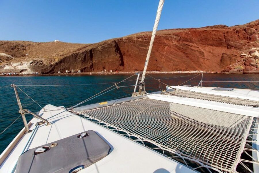 Santorini: 7-Hour Private Catamaran Cruise with Food & Drink - Stop-by-Stop: Your Caldera Route Without the Car