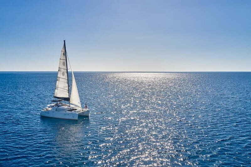 Santorini: Caldera Classic Catamaran Cruise w/ Meal & Drinks - Sunset or Morning Calm: Picking the Right Departure