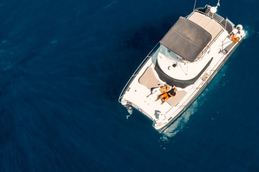 Santorini: Caldera Private Power Catamaran Cruise - The Onboard BBQ Moment (and Why It Works)