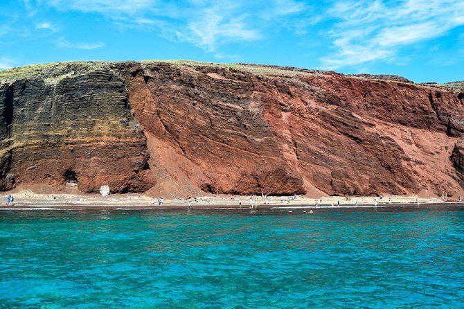 Santorini Caldera Sailing Tour with BBQ Lunch and Drinks - Palea Kameni and Nea Kameni: hot springs with real volcanic energy