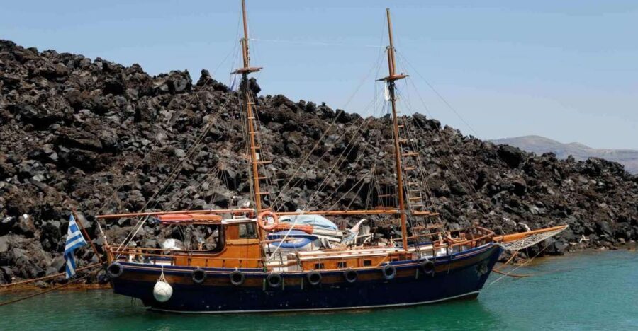 Santorini Caldera: Sunset Cruise with Dinner - Thirasia Island and Manola: a quieter corner of Santorini
