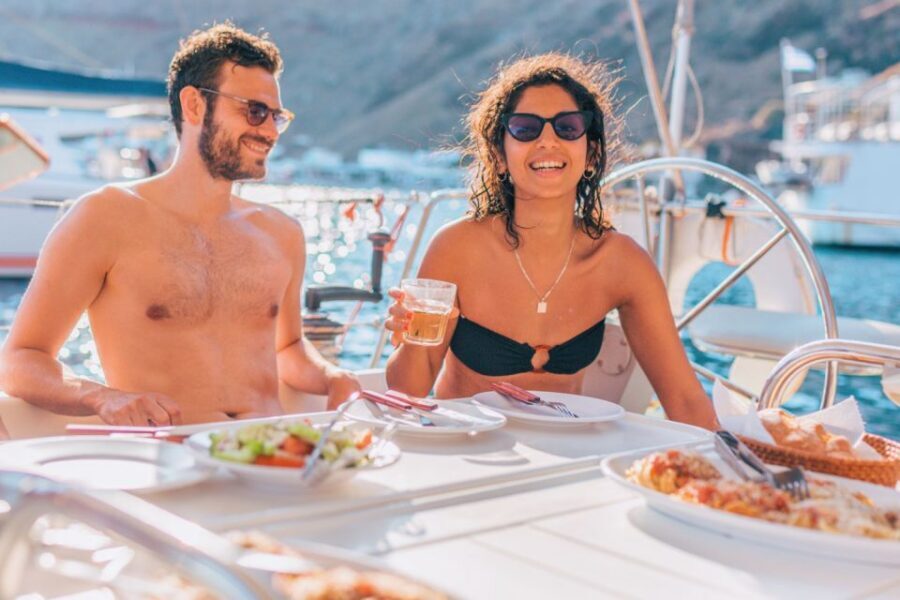 Santorini Caldera: Sunset Sailing Cruise with Meal - Seafood BBQ Dinner at Sea: The Part You’ll Talk About Later
