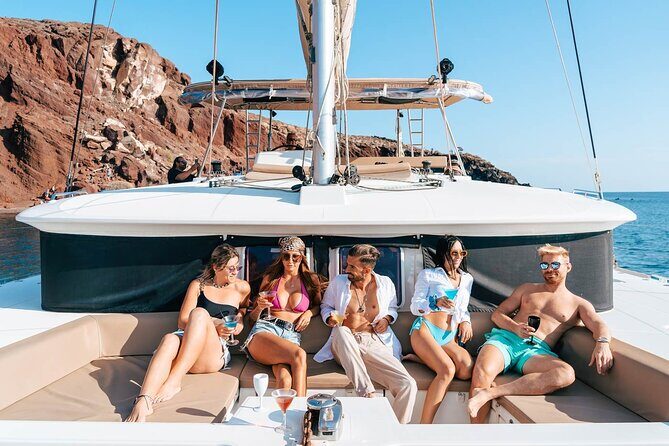 Santorini Catamaran Cruise: with Lunch, BBQ, Open Bar, Transfers - Key Highlights You’ll Actually Care About