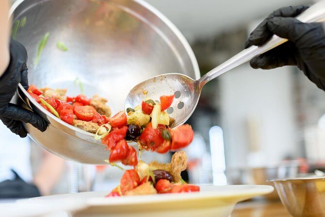 Santorini Farm-to-Table Cooking Class with a Local Chef, Christos - What you’ll cook: a real Santorini menu (plus a vegetarian swap)