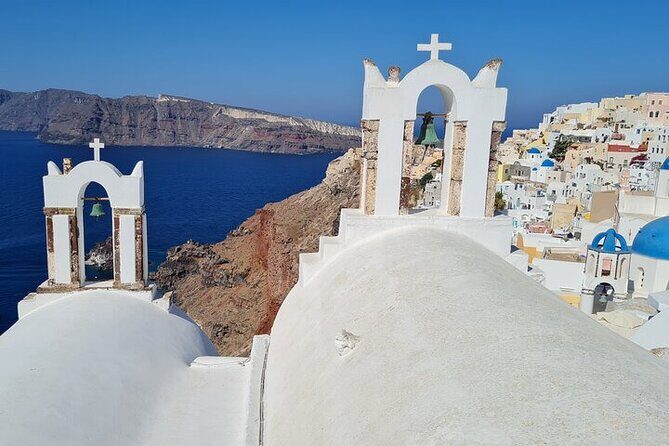 Santorini First-Time Guests Private Tour Sightseeing, excavetions & wine testing - Firostefani: The Caldera Views That Feel Slightly Less Crowded