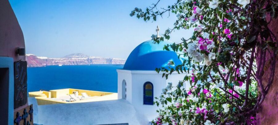 Santorini: Guided Highlights Tour with Private Wine Tasting - Megalochori: The Quiet Village Stop With Tiered Charm