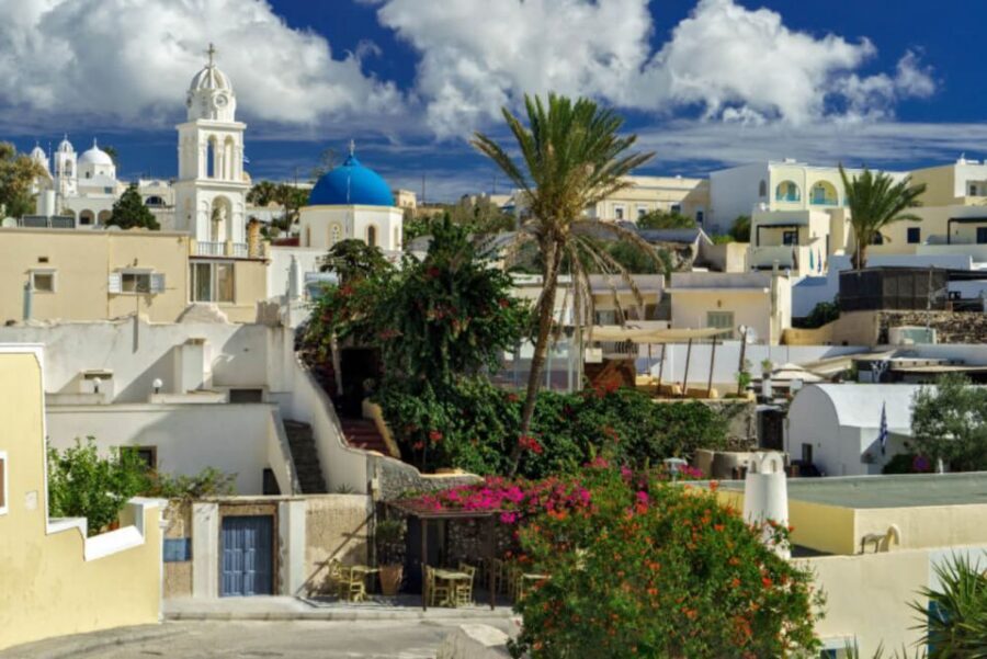 Santorini: Guided Highlights Tour with Private Wine Tasting - Perivolos Black Beach: The Other Side of the Volcanic Story