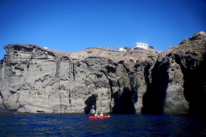 Santorini Guided Sea Kayaking with Light Lunch and Pick-up Option - Snorkeling, Swimming Breaks, and Kambia Beach’s Quiet Pause
