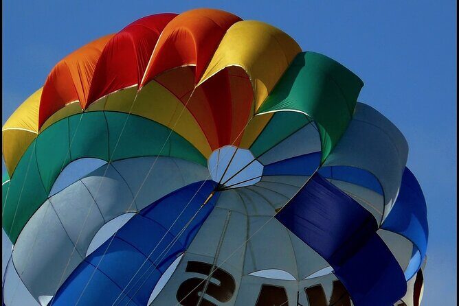 Santorini: Parasailing Flight Experience at Black Beach - Where You Lift Off: Perivolos Black Beach by Extreme Watersports