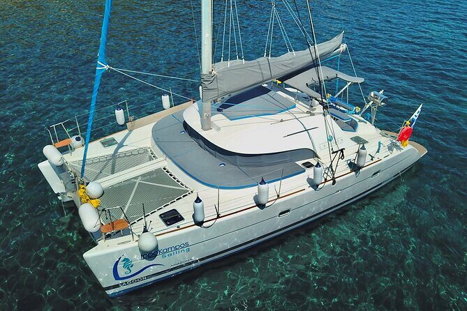 Santorini: Private All-In Catamaran Cruise (Food&Drinks) - Vlychada departure: what to expect before you even leave the port