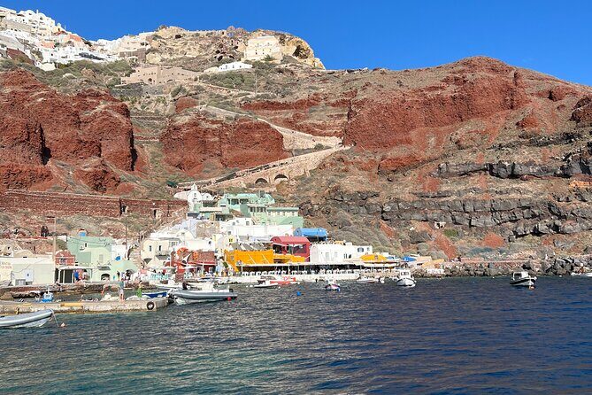Santorini private tour - Perissa Black Beach and the Volcanic Red Beach: Two Dramatic Coasts