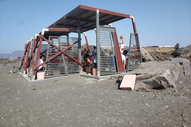 Santorini Volcanic Islands Cruise: Volcano,Hot Springs,Thirassia and Oia Sunset - Stop 2: Nea Kameni Lava Islet and the Crater Hike