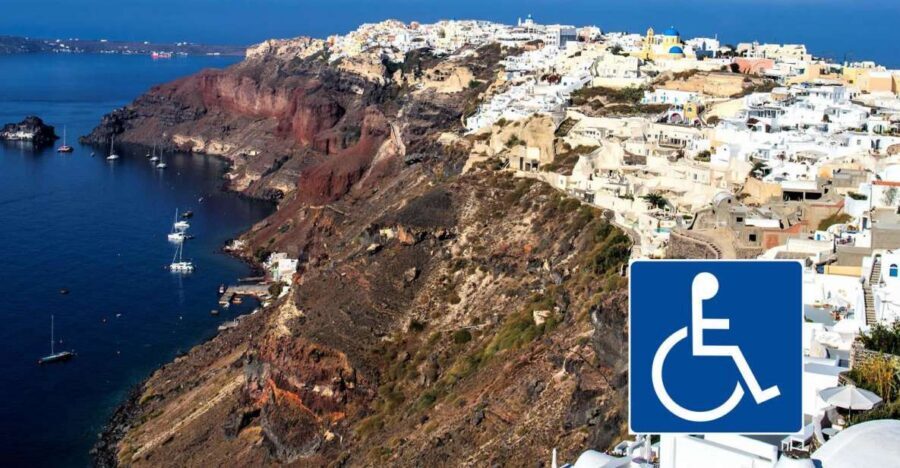 Santorini without Barriers: Accessible 5-Hour Private Tour - Firostefani: blue-domed photos plus your first Santorini context
