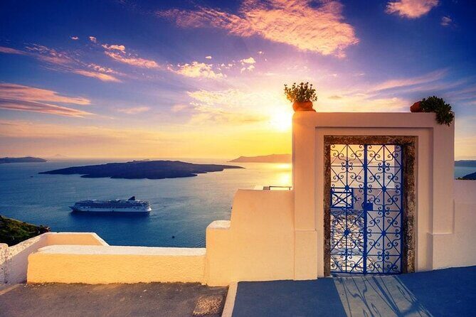 Shore Excursion & Sightseeing at Blue dome Santorini - Oia and the Castle of Agios Nikolaos: sunset time management