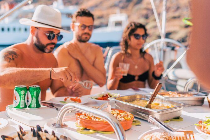 Sunset Caldera Sailing Cruise - Lunch, Unlimited Drinks, and the Real On-Board Atmosphere