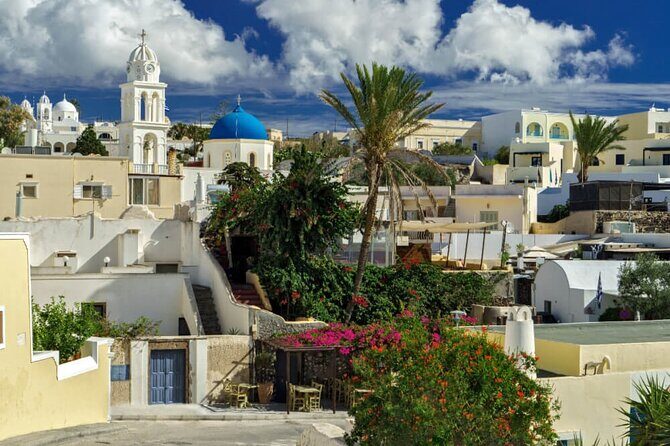Traditional Villages & Akrotiri Excavations: Private Tour - Emporio: medieval alley defense against pirates